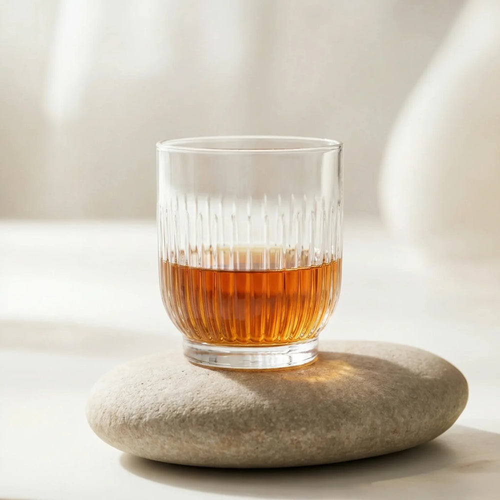 Ensemble de 6 verres à whisky côtelés 11 oz - LAV TOKYO