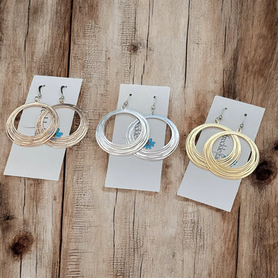 Boucles d'oreilles Cercle Légères