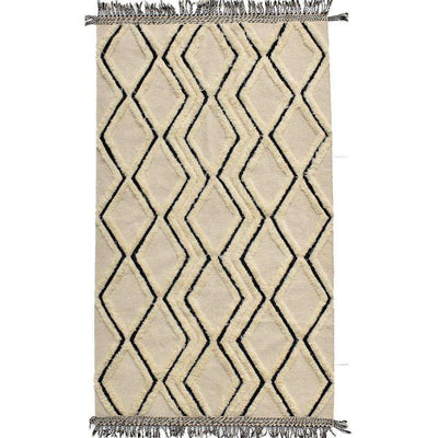 Tapis en Laine Tissée Ambre 6X9