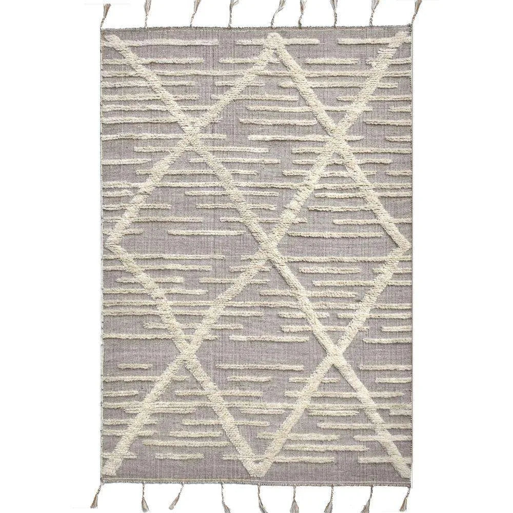 Tapis en Laine Tissée Rain 6X9