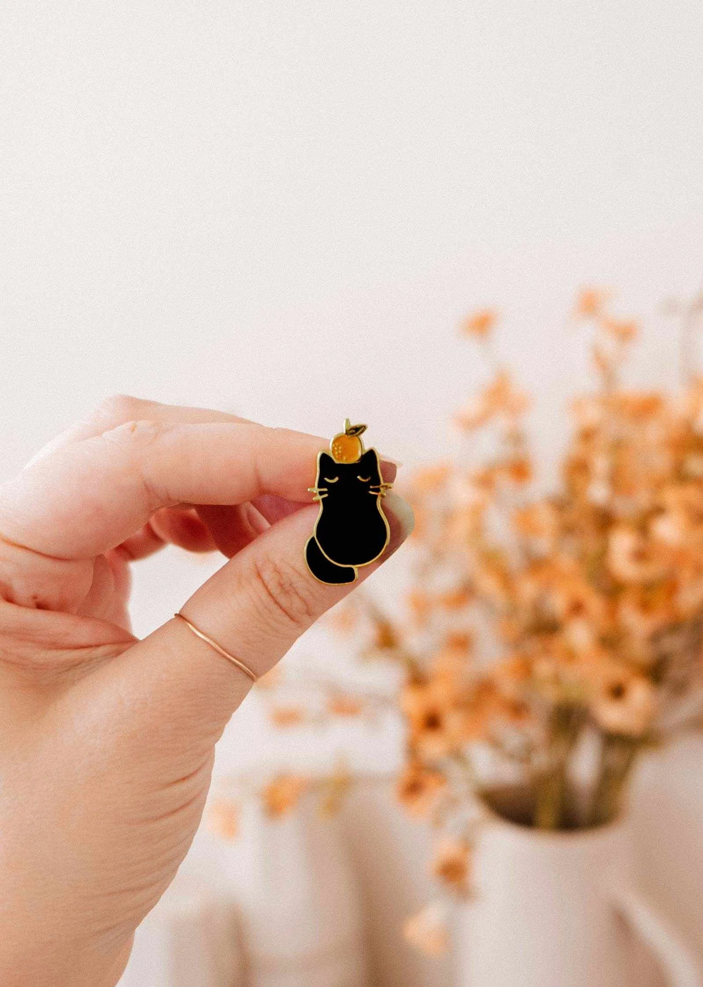 Broche Émaillée Chat Clémentine
