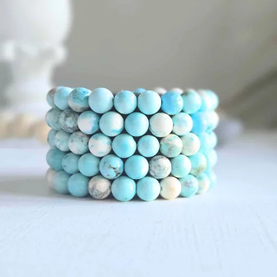 Bracelet en turquoise magnésite