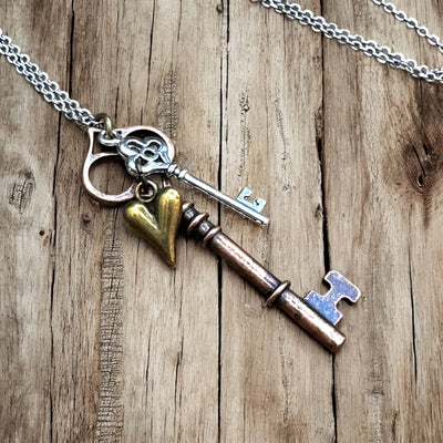 Pendentif Clé de mon Cœur