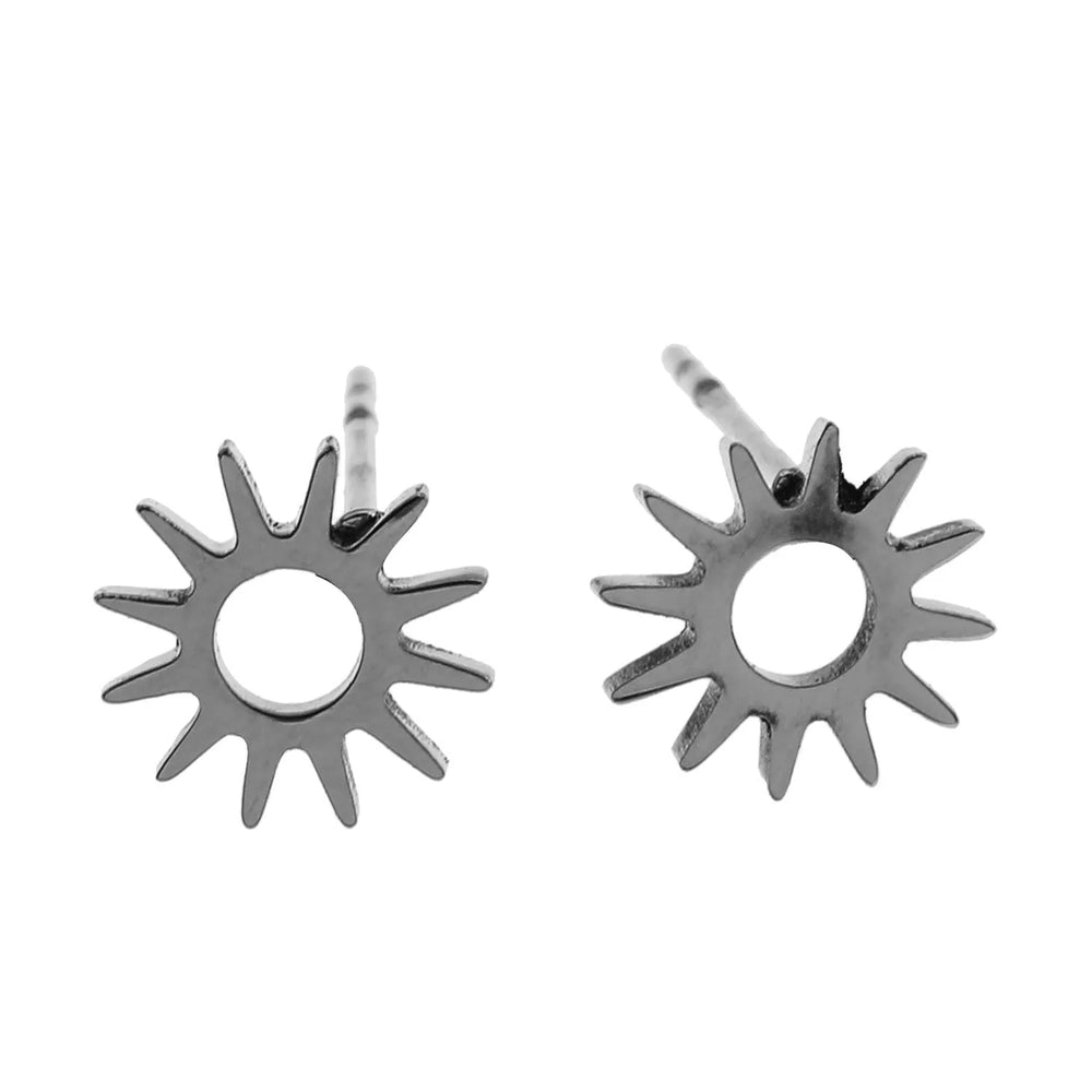 Modèle EDLA : Boucles d'oreilles clous « Nuit étoilée » Argent