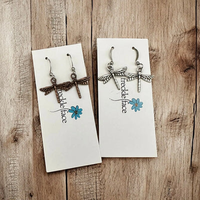 Boucles d'oreilles Libellule