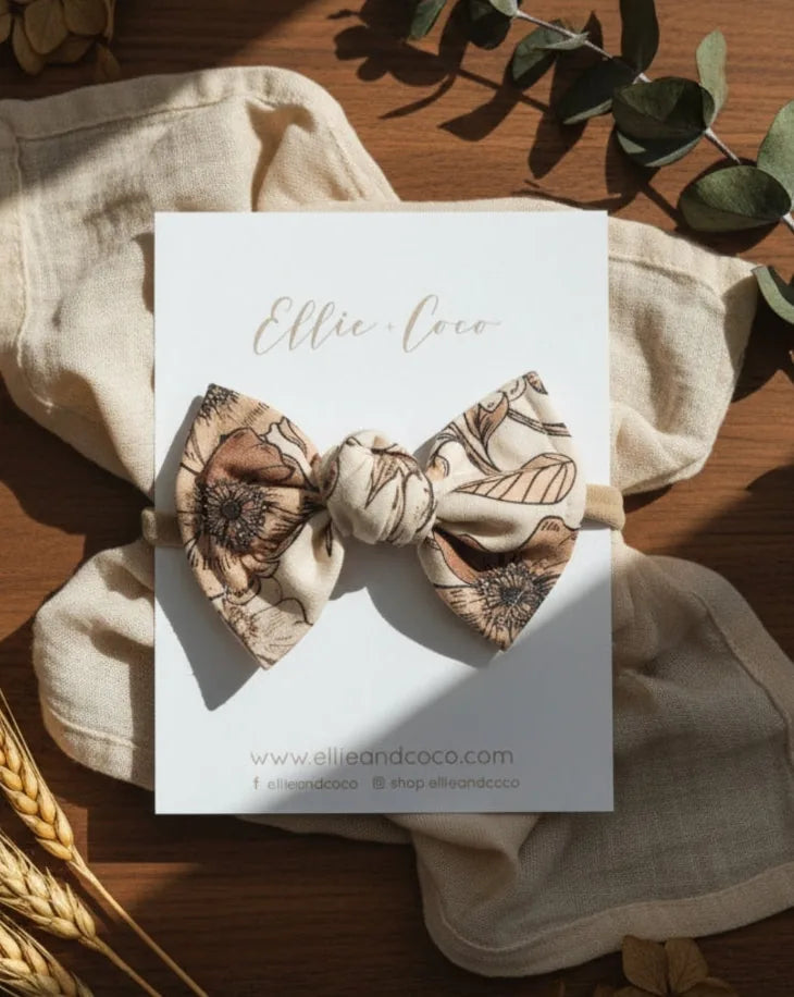 Knot Bow | Autumn Floral