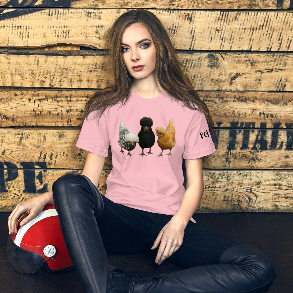 T-shirt Unisexe Poule Polonaise