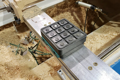 Blocs d'aspiration CNC pour systèmes de circuits 132*146 - hauteur 50 mm