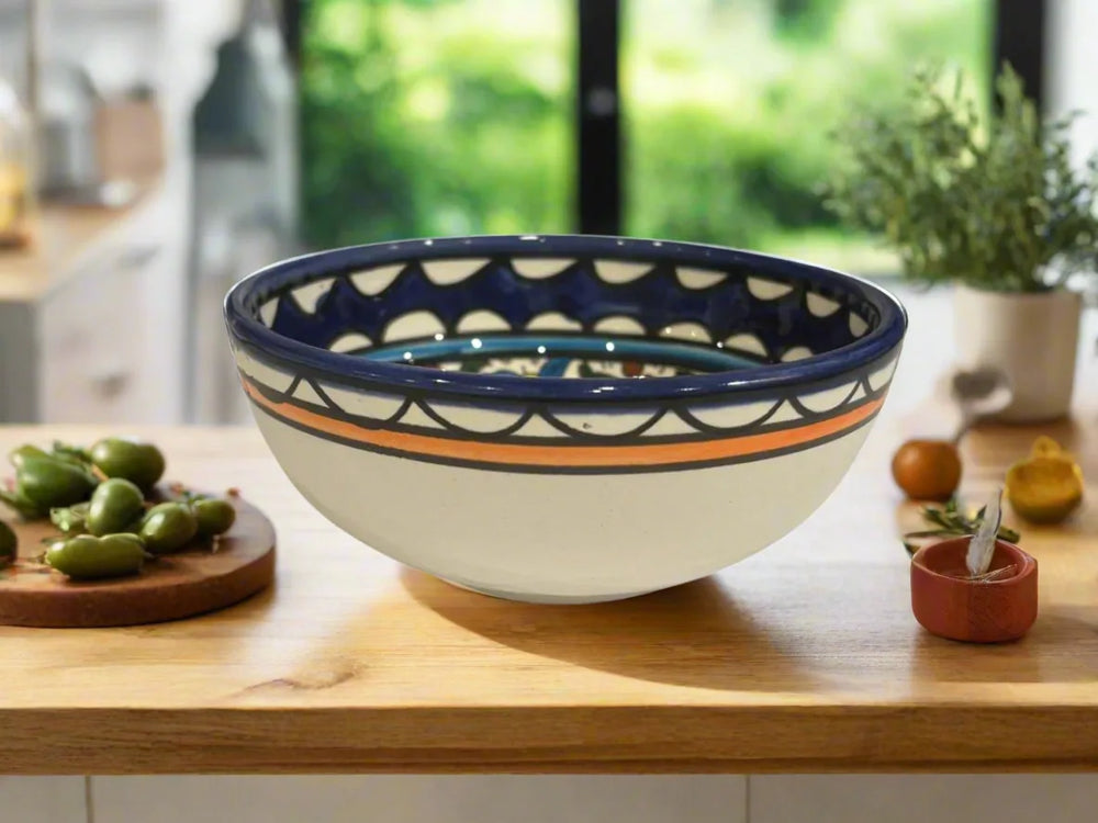 Bol de service en céramique fait à la main – Bol de 5 po pour soupe et salade