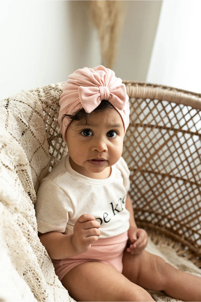Turban en bambou | Rose Douceur