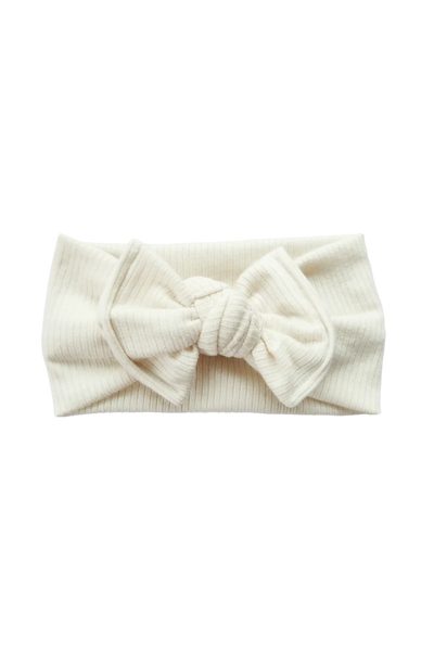 Bandeau côtelé en modal | Naturel 0-3 ans