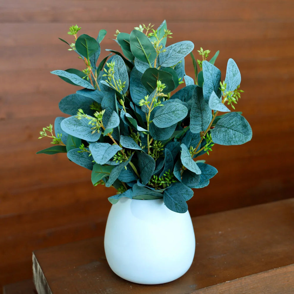 Bouquet d'Eucalyptus Artificiel Faris 33,5'' X 14'' (Ensemble de 4)