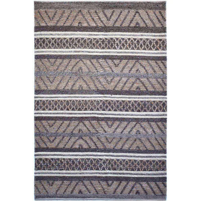 Tapis Jade Tissé en Laine 6X9