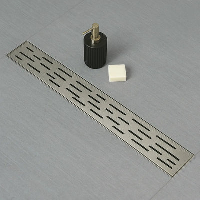 Cascena 32″ Linear Shower Drain, 304 Stainless — Tile-In or Grate Cover