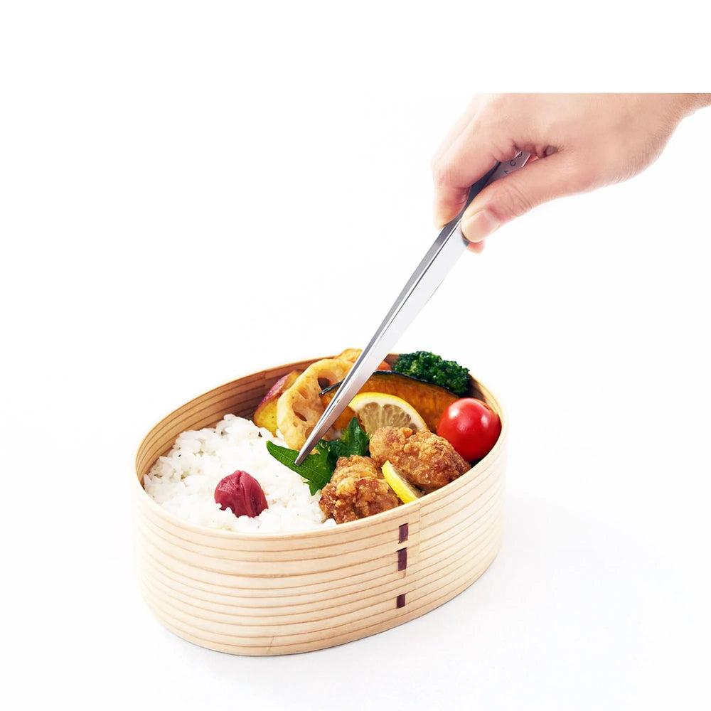 Pinces Moribashi Eatoco Japan – Outil de bento de précision en acier inoxydable (180 mm)