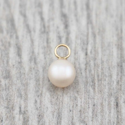 10K Gold or Sterling Silver Freshwater Pearl Pendant