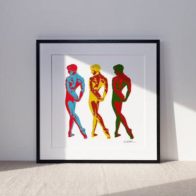 Impression d'art Trois Danseuses