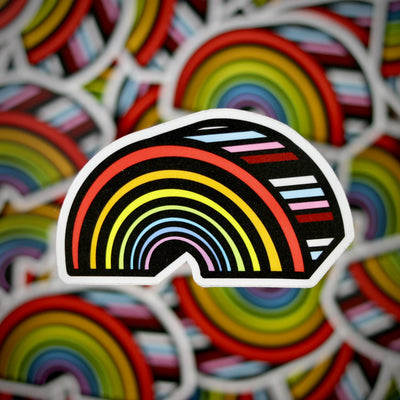 3D Rainbow Sticker
