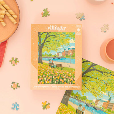Tulip Season | 500-Piece Puzzle for Adults | Designed in Canada by Diana Pinnell
