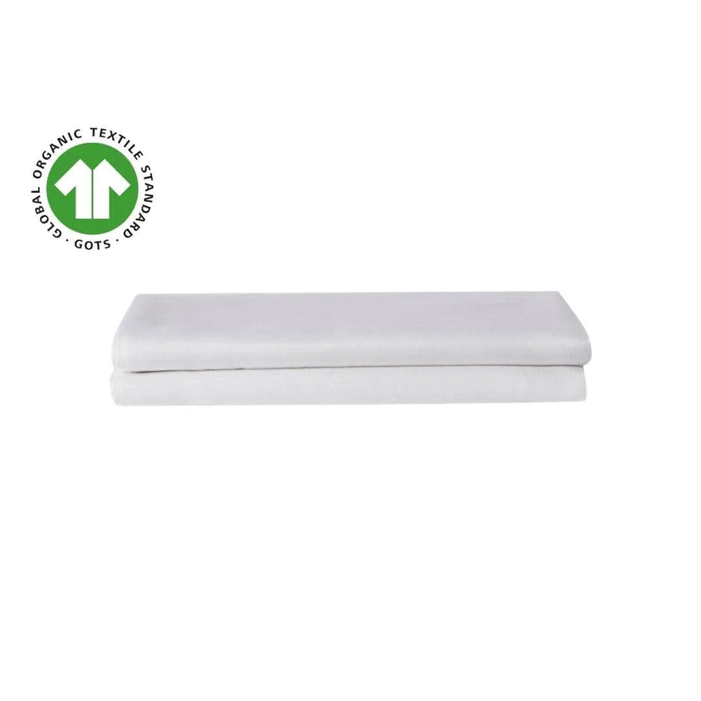 Essential Organic Percale Collection Pillowcase Set