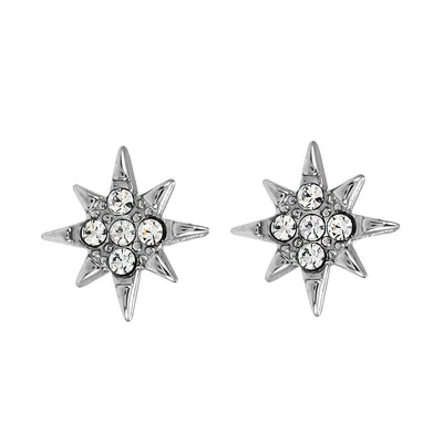 Style SARENBE Silver: 'Star Bright' Stud Earrings in Silver