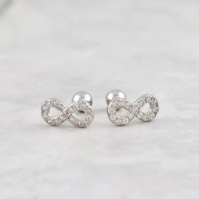 Sterling Silver Infinity Earrings