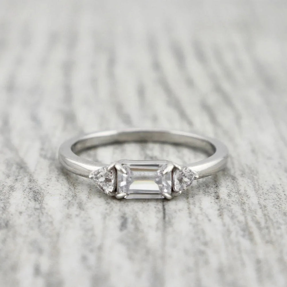 Bague Prisme en argent sterling