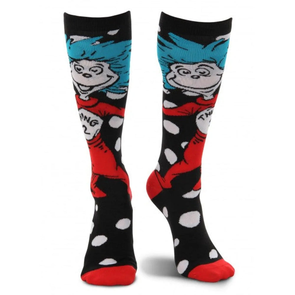 Chaussettes mi-mollet Dr. Seuss - Thing 1 et Thing 2