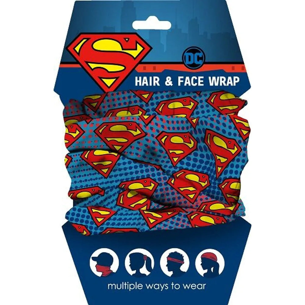 Cache-cou et bandeau jeunesse Superman