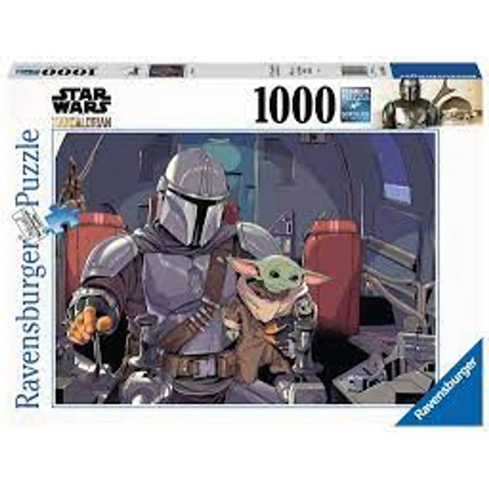 Star Wars - The Mandalorian Holding Grogu 1000pc Puzzle