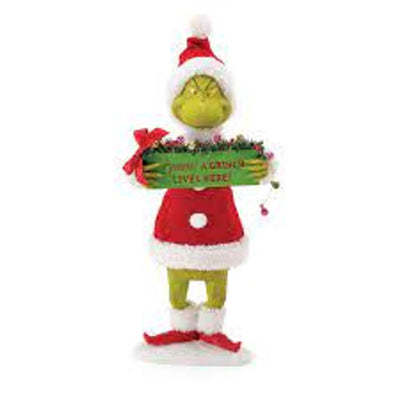Dept 56 Grinch 'Beware' Figurine