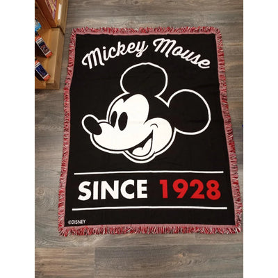Couverture Jacquard Classique Disney Mickey 1928