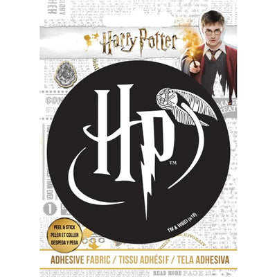 Ad-Fab - Harry Potter Logo 3" Adhesive Fabric Badge