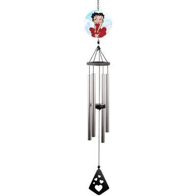 Betty Boop with Hearts Wind Chime