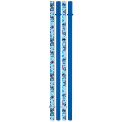 Lilo & Stitch - Flower Toss 4pc Plastic Straw Set