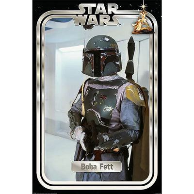 Affiche Rétro Star Wars Boba Fett 24x36