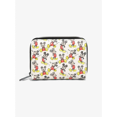 Portefeuille Mini Loungefly Disney Mickey Mouse Poses