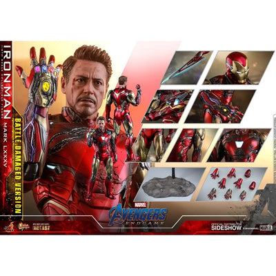 Hot Toys : Iron Man Mark LXXXV - Version Endommagée au Combat