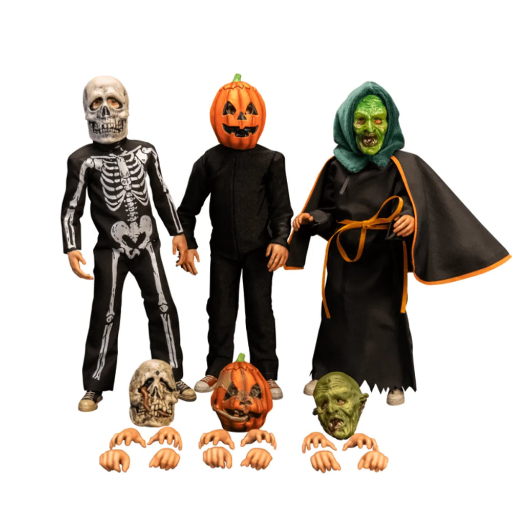 Halloween III : La Nuit des Masques - Trio de Citrouille, Crâne et Sorcière Échelle 1:6