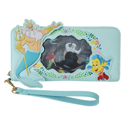 Loungefly Little Mermaid Lenticular Zip Around Wallet