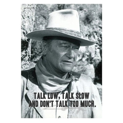 John Wayne Mighty Print