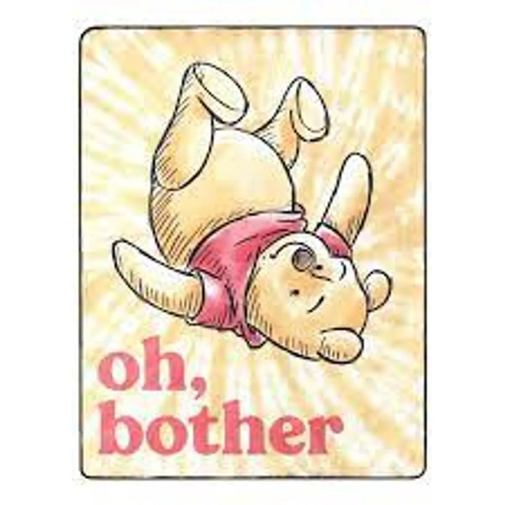 Couverture Winnie l'Ourson 46x60 "Toucher Soie"