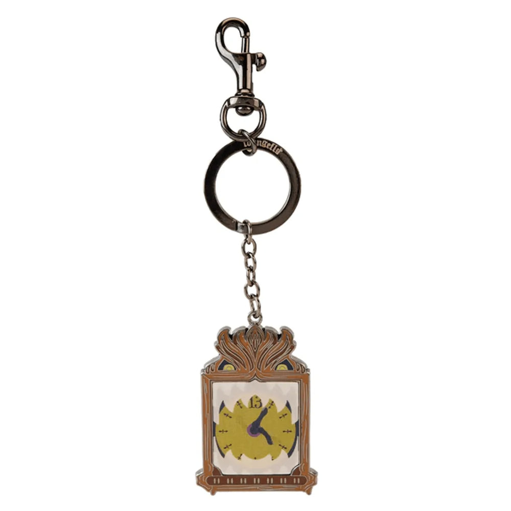 Loungefly Haunted Mansion Clock Keychain