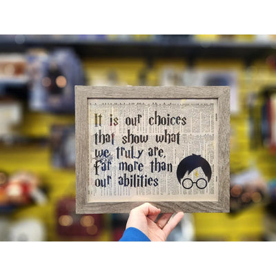 Harry Potter 8x10 Nos Choix Définissent Qui Nous Sommes Cadre