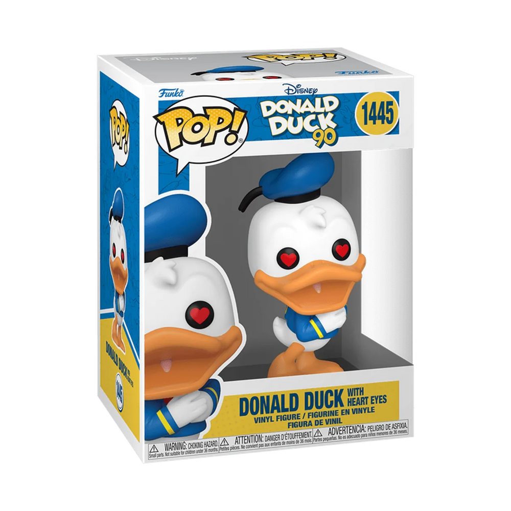 Pop! Donald Duck 90e Anniversaire - Donald avec des yeux en cœur