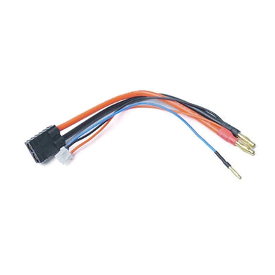 Adaptateur de batterie Racers Edge : TRX femelle vers connecteurs à balles de 4 mm avec prise d'équilibrage XH 2S (fil de 150 mm)