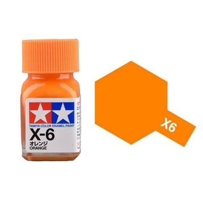 Tamiya Email EX-6 Orange Mini Bouteille 10 ml (1/3 oz)