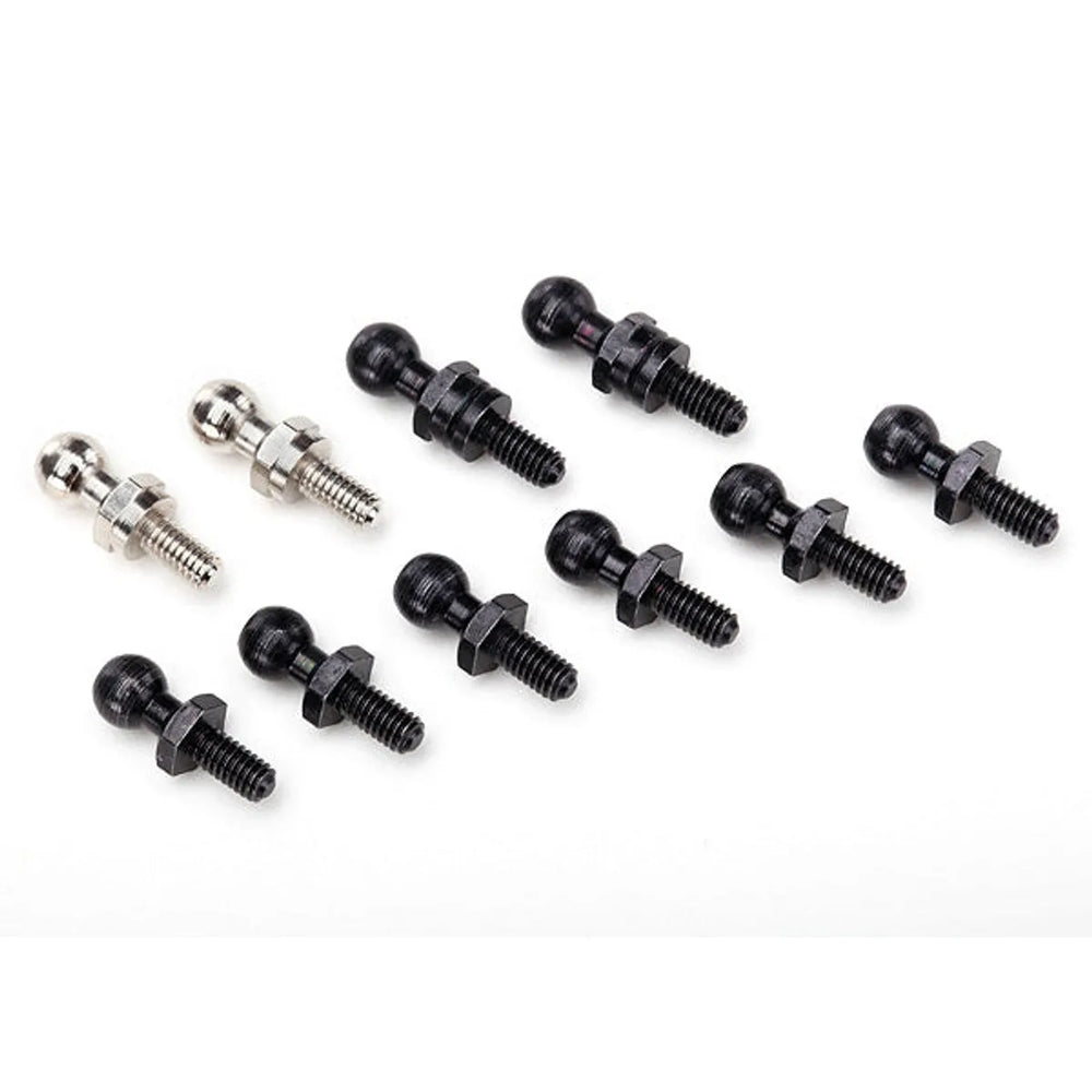 Traxxas Billes de pivot : noir(6) argenté (2) noir, longues(2)