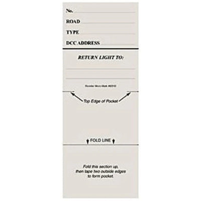 Micro-Mark 82912 Bloc-notes de cartes de locomotive, 25 feuilles