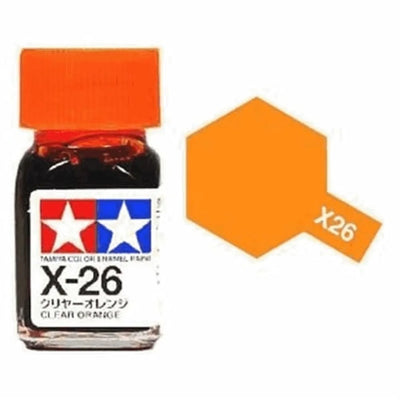 Tamiya Peinture Émail EX-26 Orange Clair Mini Bouteille 10mL (1/3oz)